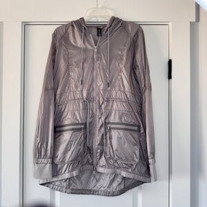*New* Balance Athetica (now Vitality) Gray windbreaker *Size Small*